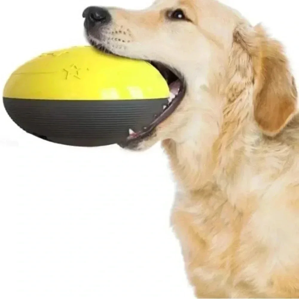 Interactive Sounding Educational Dog for Snack Distribution (yellow)‎